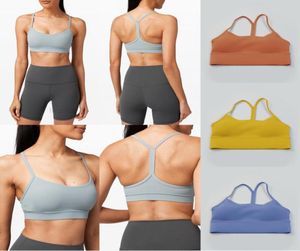 Y Yoga Bras Womens Sport Sports biancheria intima doppiamente levigatura a trampolini sottili sexy serbatoi Bellissima giubbotto per giubbotto indossare il reggiseno und5056557