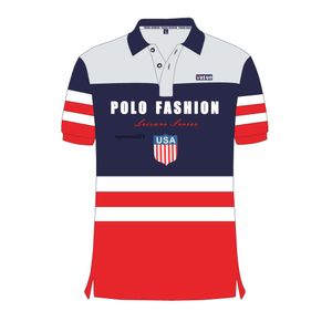 Polo Shirt Men 2024 Nowy sezon produktu prosta moda Młodzież Przystojna słońce modna męska bawełniana duża koszulka z krótkim rękawem