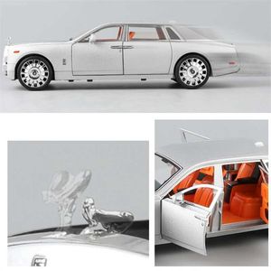 Modello Diecast Auto Nuove 1/18 Rolls Royce Phantom Auto Auto Modello Diecasts Vehicles Metal Car Model Collection Simulazione Sound Light Kids Regalo per bambini