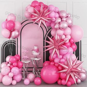 Palloncini a tema rosa Garland arch kit boy and ragazza festa di compleanno decorazione per baby shower decorazione palloncini per feste di nozze 240522