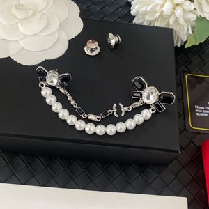 Boutique 925 Spille placcate in argento designer Nuovo design di moda per donne affascinanti Pins di gioielli con diamanti di alta qualità con regalo Boutique Boutique