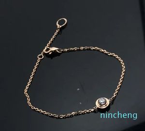 Designer halsband armband klassiker bubblor serie med diamant kärlek halsband för flickvän vit guld roshänge s925 fest