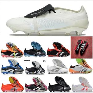 Predat0r elite dobra dobra sobre a língua FG Sopa de futebol predStrike solar vermelho cor núcleo preto Energia Energia Nightstrike pack Football Cleats Kids Youth Men Cleats UK