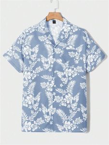 Summer Fashion Hawaiian Casual Mens Short Sleeve Shirts Everyday Comfort Lapel Mens Tops Plus Size Mens Shirts 240522