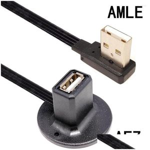 Computer Cables Connectors S 1M Desktop Usb 2.0 Type A Plug To Socket Extension Data Charging With Stand Base Shielded 20Cm 30Cm 50Cm Otale