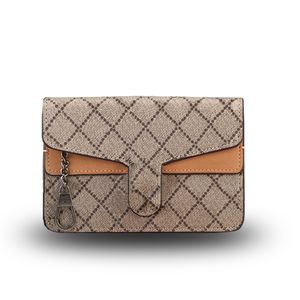 Designväskor axelväskor tygsäska lyxiga axelpåsar kedja påse brun plånbok kvinna designers lyxväskor