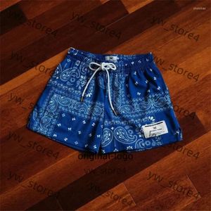 Męskie szorty 2023 Ryoko Rain Mesh Trend Mens Paisley Print Gym Basketball Mężczyzn