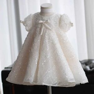 Abiti di battesimo 2024 Nuovo bambino Birthday Birthday Baptist Princess Prom Dress Childrens Design Design Wedding Design Q240521