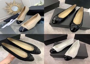 Kvinnliga klädskor designer balettlägenheter skor slipon loafers panelerade kohud läder sandaler bekväma mockasins damer weddin9040619