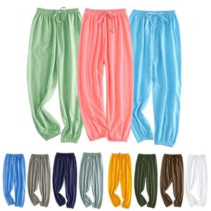 Lantern Loose Cotton Summer Clothing Children Home Air Conditioning Sleepwear Dance Training Pants L2405