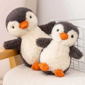 Dolls de pelúcia 16 cm fofo quente brinquedo de pelúcia mole kawaii pinguim adormecido gracinha de pelúcia boneca de animais adorável para crianças presente de aniversário h240521