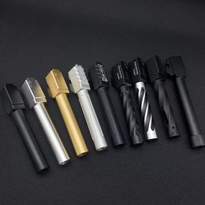 Toy Kublai Khan P1 G17 G19 P3 Aluminun Airsoft Outer Barrel Accessories Hand-held Decorative