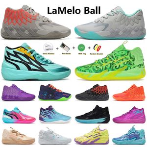Lamelo Ball Designer Basketball Shoes MB.01 Rick and Morty Queen City inte härifrån Black Blast lo UFO MB.02 Fire Red Honeycomb MB.03 Men Women Trainers Sport Sneakers