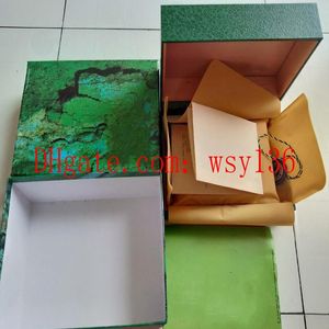 Factory Supplier Watch Box Papers File Card Green Gift Boxes President 126719116610 116660 116520 116710 116613 Watches Boxes 254V