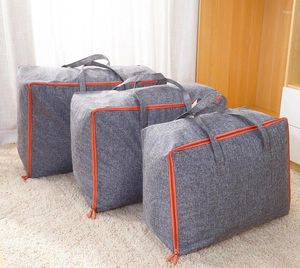 Storage Bags Large-capacity Canvas Moving House Luggage Clothes Portable Extra Large Men's Travel Bag Quilt Big Toys Organizer