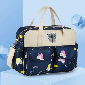 Diaper Bags Mummy shoulder bag childrens travel backpack baby product Diaper backpack diagonal packaging waiting for production d240522