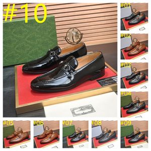 2024 Top Luxury Herrenschuhe echte Leder-Freizeitschuhe formelle Herren Schuh Luxus Designer Business Hochzeitsschuhe Männer Kleid Schuh Größe 38-46