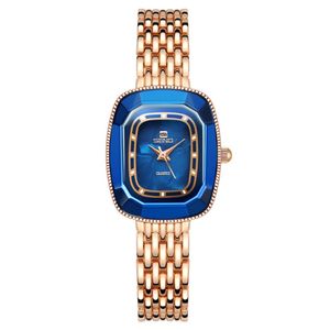 Malachite Design retro eleganckie wysokiej definicji jasne zegarki damskie kwarcowe zegarek siatkowy Mineral Hardlex Glass Scheme Femalewatches 291L