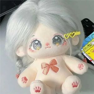 Dockor 20 cm Real Kawaii Idol Celebrity Doll fylld med plysch Anime -karaktärsdräkt cosplay bomull Baby Plysch Toy Fan Collectible Gift S2452202 S2452201