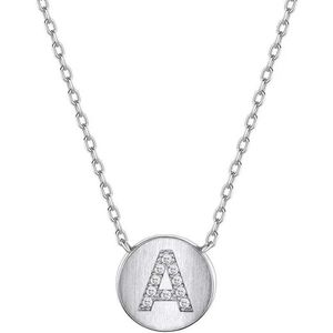 Pendant Necklaces Home>Necklace>Sterling Silver Ring>Jewelry>Cubic Zirconia Medal Necklace>Letter Necklace>Gifts for Women/Girls d240522