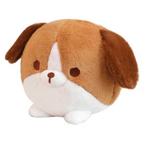 Plush Dolls The newly arrived Kawaii animation simulates chubby dog plush toys filled with lifelong dolls cute gifts for children home car decorations H240521 0SXS