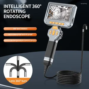 5inch skärm 2MP 6mm 1,5m 360Gree Articulate Steering Endoscope CMOS Borescope Inspection Otoscope Camera Digital Microskop