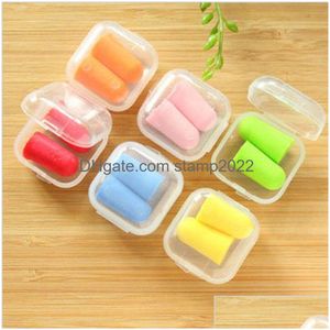 Other Home Garden Sponge Soft Ear Plug Tapered Travel Sleep Noise Prevention Earplugs Reduction Soundproof For Bedroom Dorm Room D Dhcfk