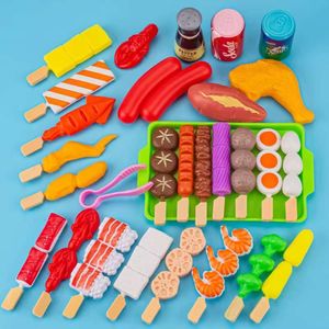 Baby vor, Küchenkinder Simulationsgrill Kochgeschirr kochen Lebensmittel Rollenspiele Bildungsgeschenkspielzeug für Kinder