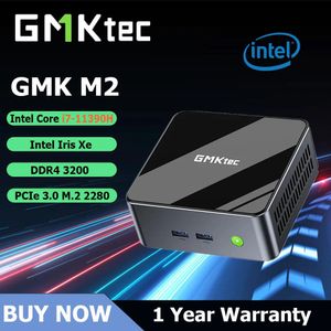Gmktec M2 Intel Core I7-11390H Gaming Mini PC 4-Core 8-T-TREARD 16/32GB DDR4 512GB/1TB SSD Computer PC Mini Computer Gaming PC 240509