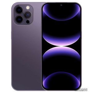 I15 Pro Max Ny HD stor skärm smartphone 16GB+1TB Global version 5G AI Android Gaming Phone Multi Color Purple