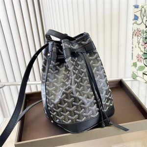 Luksusowe designerskie torebki Petit Flot L Torby na sznurowanie TOTE Damskie Busket Klasyczne skórzane torby na ramię