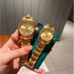 Luxury Men Women Watches Designer Watch All Rostfritt Steel Band Top Brand Gold Wirstwatches Gift For Mens Ladies Valentine's Day 2203