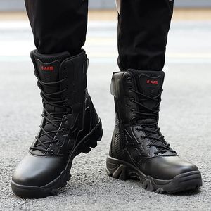 Herren Taktische Militärstiefel Botas Taktische Militärstiefel Hombre Motorrad -Knöchelkampfstiefel Schwarze Botas Hombre 240520