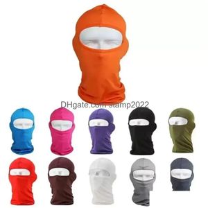 Other Festive Party Supplies Ups Christmas Ninja Face Hat Mask Autumn Winter Polyester Beanie Er Clava Ski Motorcycle Cycling Mask Dh8Bl