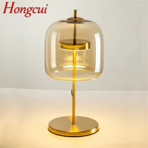 Masa lambaları Hongcui İskandinav yaratıcı lamba çağdaş masa ışığı ev başucu dekorasyonu için lider