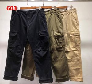 Fashion Men Hip Hop Pants Male Trousers Mens Joggers Solid Multipocket Pant 30323436 Sweatpants3408160