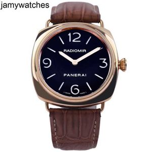 Paneraii Wristwatches Watch Luxury DesignerシングルメンズPAM00231ローズゴールドマテリアルオートマチックフルステンレス防水高品質