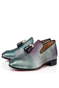Men039s Sapatos de couro de couro borlas da moda e parte superior de cor brilhante com acabamento de strass tamanho 38462223078
