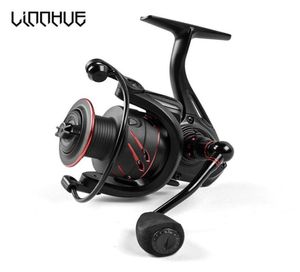 New Fishing Reel Full Metal Spool Spinning Reel 5 01 Max Drag 10Kg Power Smooth Sea Carp Fishing Reel Black267m2846890