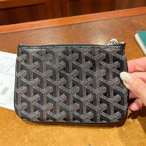 高品質の高級デザイナーSenats Zipper Wallet Fashion Women Cards Holderキーチェーンショートウォレットオリジナルボックスカードホルダーメンズレザーキーポーチコイン財布