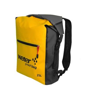 Dry Waterproof Bag Backpack Sack Bucket Floating 25L Outdoor Storage Bags For Boating Fishing Rafting Swimming Kayaking 240520