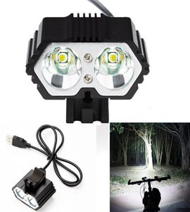 6000 lm 2 x T6 LED USB -Wasserdichte Lampenradfahrradfahrradlichtfahrradleuchten Fahrradleuchte im Freien Fahrrad Camoing3446278