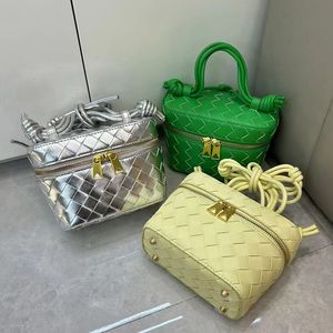 Коробка косметические сумки макияж мешок для кроссбакса дизайнер с плетением сумочка выходные