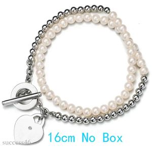 TiffanyJewelryファッションラグジュアリーネックレスデザイナージュエリーハートペンダントTiffanyJewelry Heart Necklace Double-Deck Chains Necklaces Bracelet 150