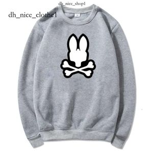 Psyco Bunny Fun Rabbit Printing Hoodies CottonSclothing Capuz do capuz roxo Medo do Sweater Sports Sweatshirts Men Pullovers Bunny Psyco Hoodie 644