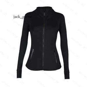 Full zipper yoga wear jackets hoodies sweatshirts womens sports jacket coats double-sided sanding fitness hooded Long Sleeve clothes lululemo 573