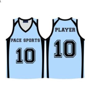 Basketball Jersey Men Stripe Short Short Street Street Shirt Sport Blue Blue Sport UBX72Z1001 Bacad