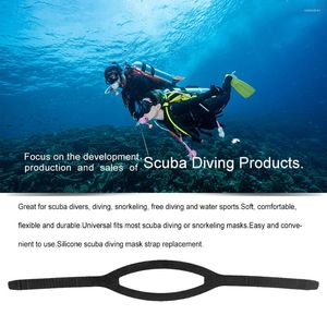 Piscina in silicone bicchieri di immersione in silicone cinghia elastica portatile cinghia di nuoto elastico dell'acqua di mare della fascia sottomarina