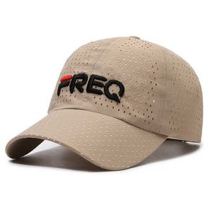 Caps de bola freq secagem rápida chapéu de beisebol Protection respirável e chapéu de corredor externo para homens e mulheres J240522