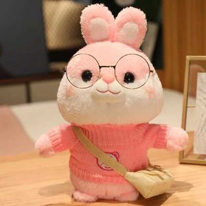 Plush Dolls 30cm Cartoon New Cute Rabbit Cosplay Dress Up Plush Toys محشوة بملح أرنب جميل حيوانات ناعمة للأطفال هدية عيد ميلاد H240521 Gnnl